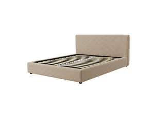 Lit coffre 140x190 cm Sampur  C02-LTC50 140/190 3DBE coloris beige