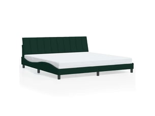 Lit 2 places 200x200 cm coloris vert