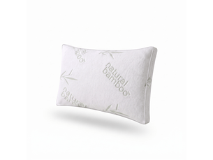 Oreiller confort microfibre - 40 x 70 cm - housse bambou - collection confort bambou
