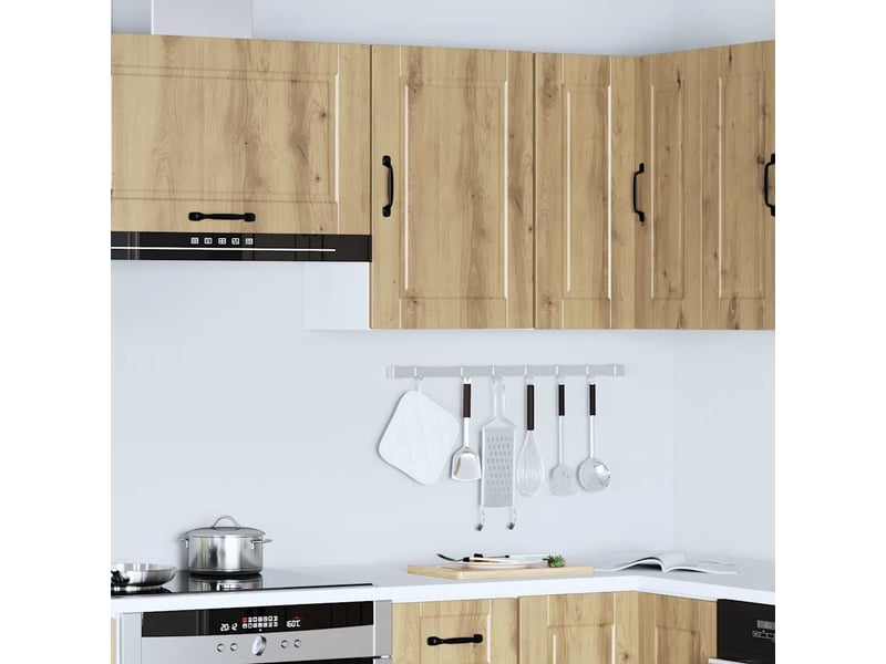  Armoire murale de cuisine porto chêne artisanal bois ingénierie shl5681  - Conforama D
