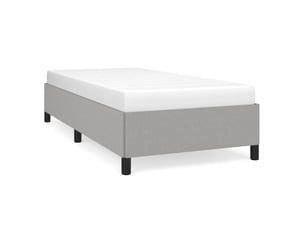 Lit simple 80x200 cm    coloris gris