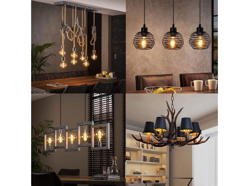  4 ampoules e27 g80 4w 2200k 260lm dimmable  - Conforama E