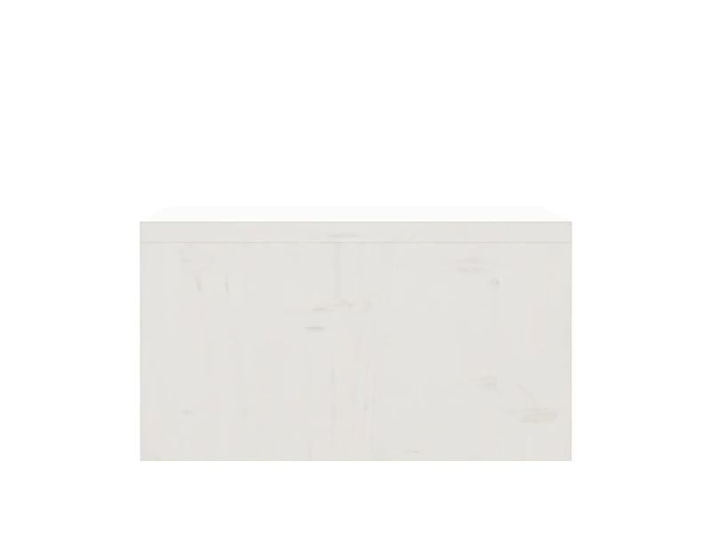  Support de moniteur 50 x 27 x 15 cm bois de pin solide blanc 02_0029209  - Conforama C