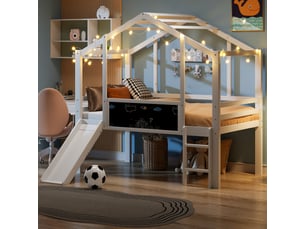 Lit mezzanine 90x200 cm <strong>VVBV</strong>  <strong>LDB00451AAK</strong> coloris blanc
