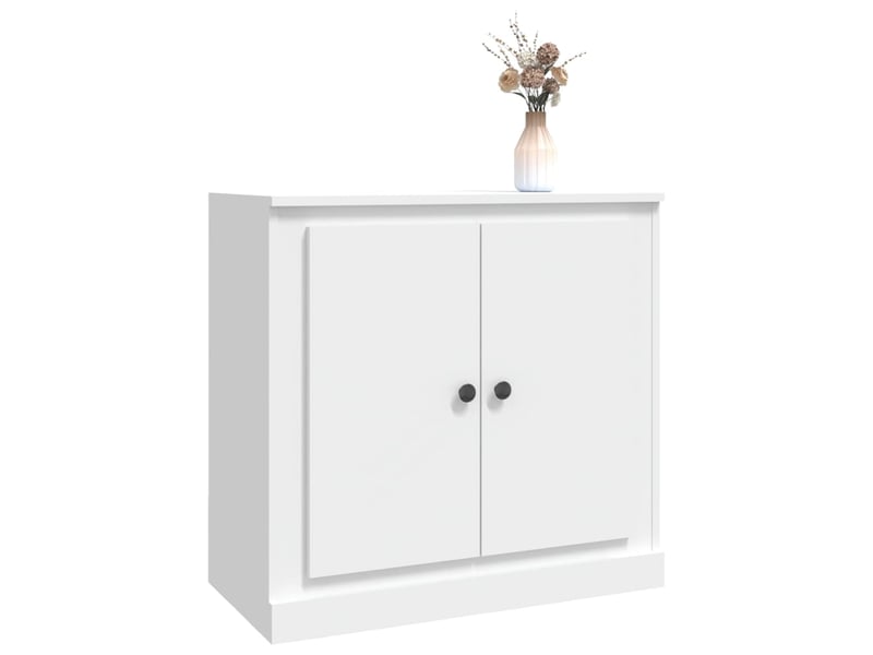  Buffet - bahut - meuble de rangement blanc 70x35,5x67,5 cm bois d'ingénierie  - Conforama D