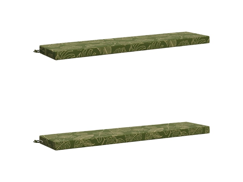  Lot de 2 coussins de banc, coussins d'assise soest 100 % polyester cf56920  - Conforama A