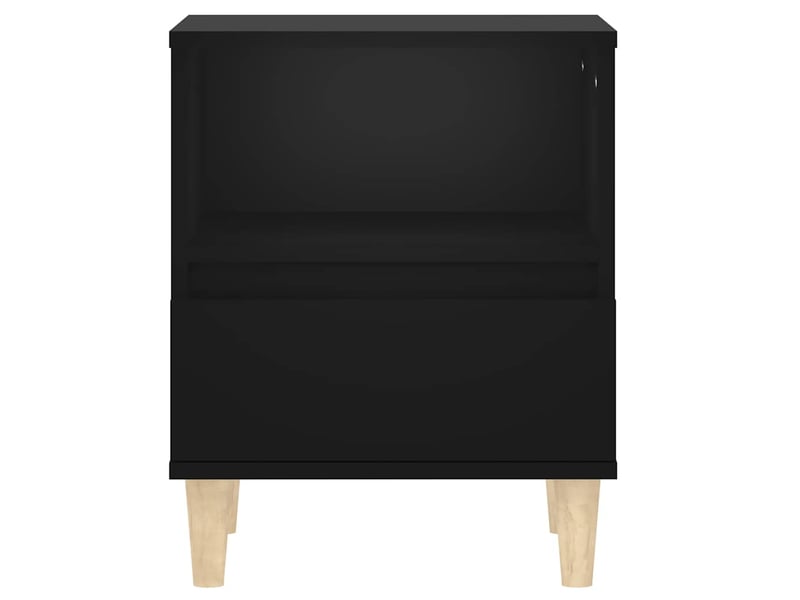  Table de chevet - cabinet de chevet - table de nuit noir 40x35x50 cm  - Conforama E