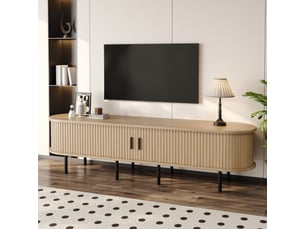 Meuble tv coloris naturel 170 cm <strong></strong> <strong>Bubbly</strong>
