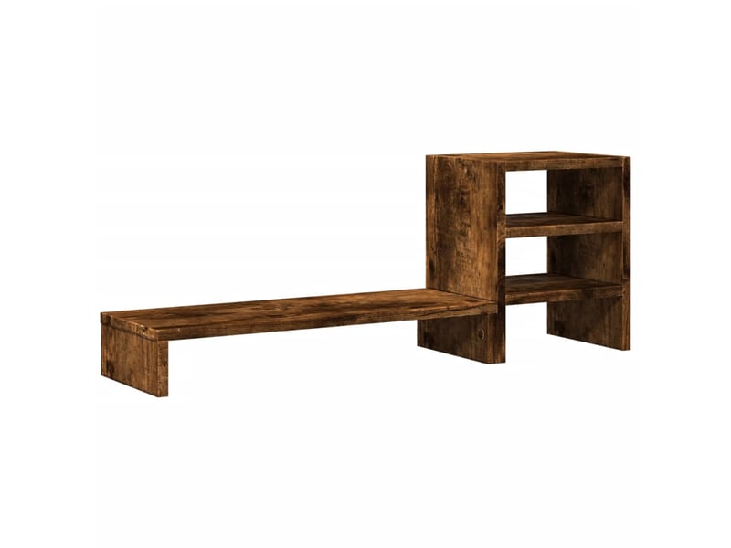  Support de moniteur table meuble bureau et organisateur de bureau bois d'ingénierie marron 02_0044950  - Conforama D