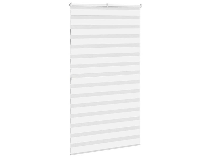 Store zèbre, store de fenêtre blanc 120x200 cm largeur du tissu 120,9cm polyester cf48358 - Conforama D