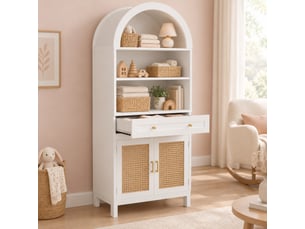Vitrine coloris bicolore 3 étagère(s) HAUSS SPOLE - 70 cmx170 cm