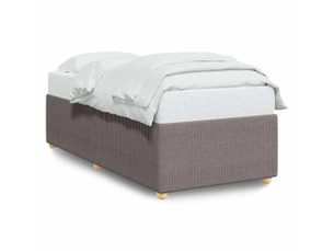 Lit simple 90x190 cm    coloris taupe