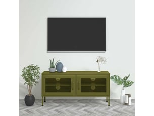 Meuble tv coloris vert 105 cm <strong></strong>  <strong></strong>