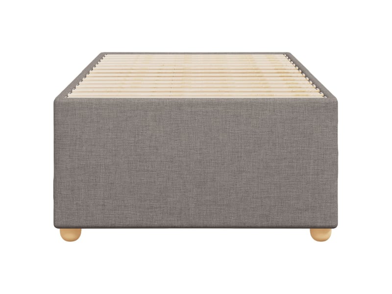  Lit simple- lit adulte -  cadre de lit sans matelas taupe 100x200 cm tissu  - Conforama C