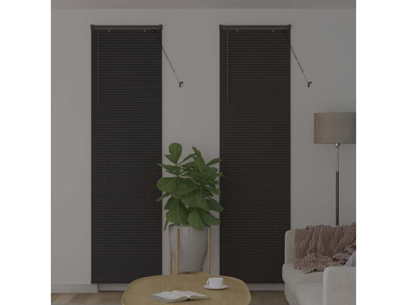  Store vénitien, store de fenêtre gris foncé 220 x 55 cm 25 mm aluminium cf47924  - Conforama C
