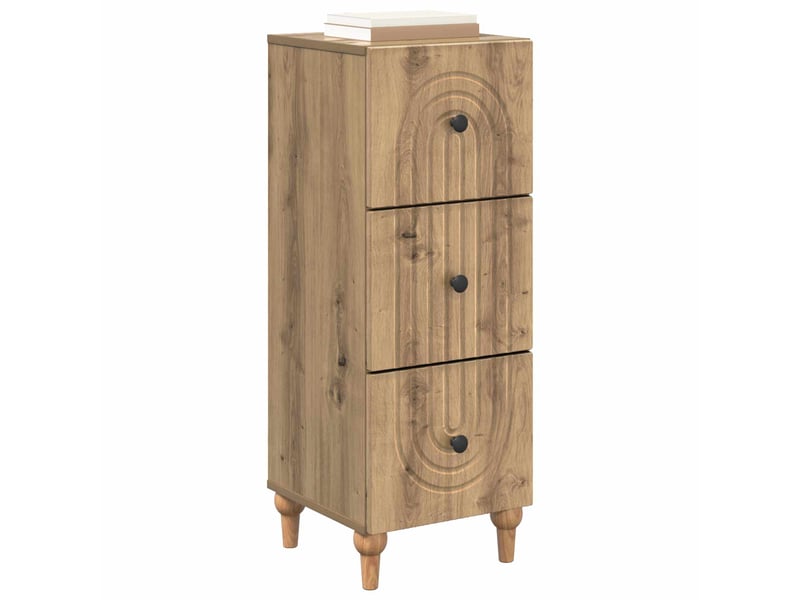  Armoire de rangement bureau, armoire à tiroirs 33 x 34.5 x 90 cm bois d'ingénierie shl7465  - Conforama C