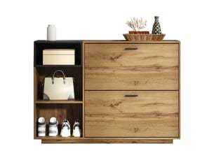 Buffet 2 porte(s) 2 tiroir(s) <strong>RAELUNYI</strong> <strong></strong> - 32 cm coloris blanc