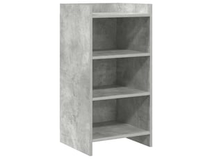 Buffet - bahut - meuble de rangement gris béton 40 x 36 x 80 cm bois d'ingénierie