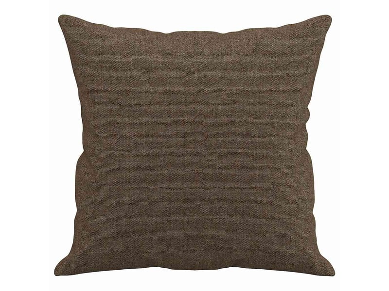  Lot de 2 coussins décoratifs marron 40x40 cm tissu cf60876  - Conforama D
