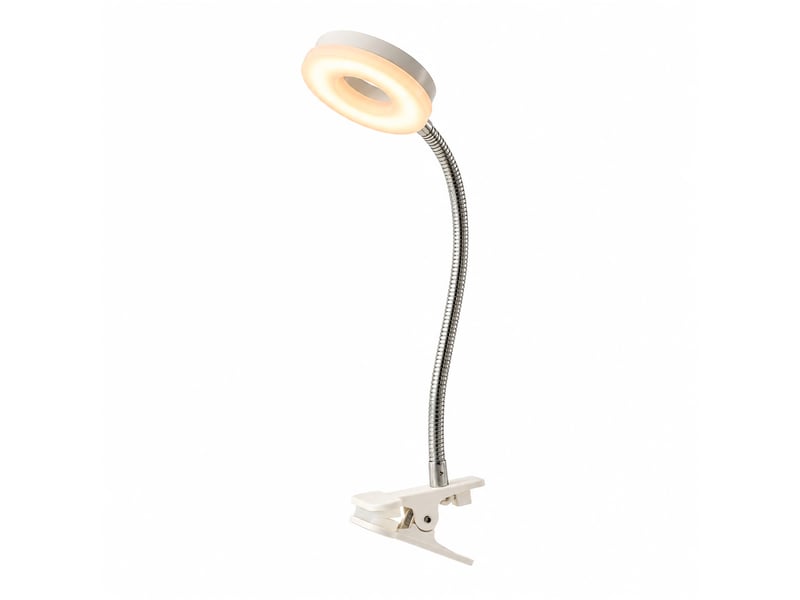  Lampe de bureau Métal 40 cm blanc  - Conforama C