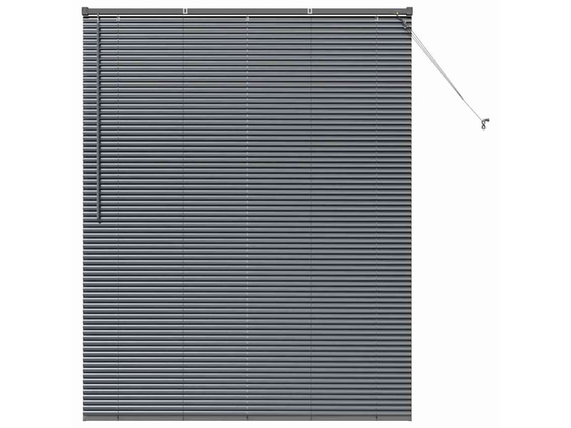  Store vénitien, store de fenêtre gris foncé 175 x 150 cm 25 mm aluminium cf47897  - Conforama A