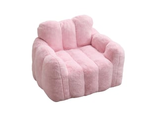 Fauteuil fixe <strong>MODENVIE</strong> <strong></strong> Velours rose vendu A l'unité