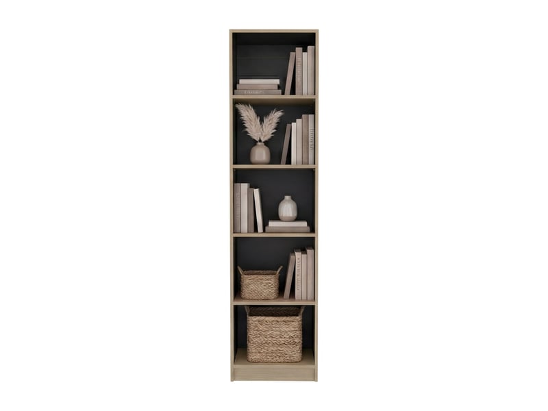  Bibliothèque home de 181 cm, wengé (réf. Ecw 13883)  - Conforama D