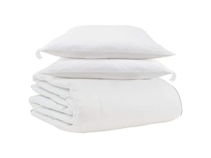Duvet d'hiver avec oreiller 3 pièces - couette blanc plume de canard