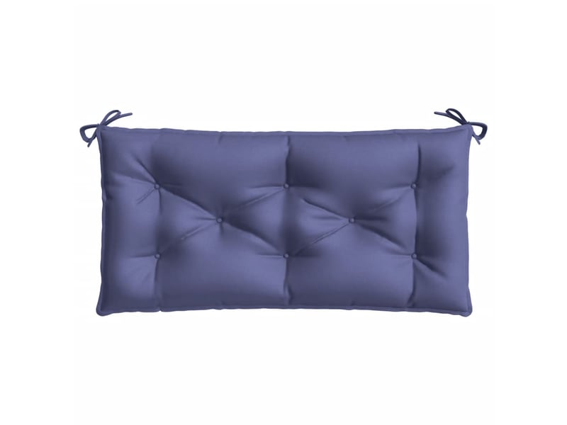  Lot de 2 coussins de banc de jardin, coussins d'assise bleu marine tissu oxford cf58645  - Conforama E