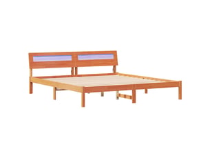 Lit 2 places 200x200 cm coloris marron