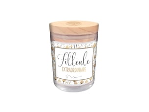 Stc dorés cd4290_44 stc, bougie verre filleule extraordinaire parfum cerise
