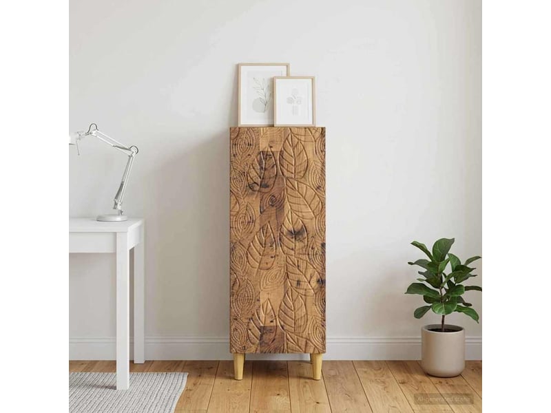  Buffet - bahut - meuble de rangement bois ancien 33 x 34,5 x 90 cm bois d'ingénierie  - Conforama B