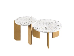 Table basse rond(e) coloris naturel <strong></strong> <strong></strong>