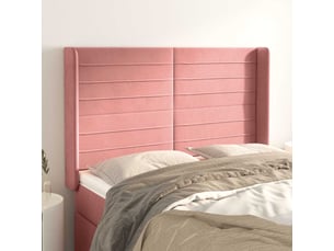 Tete de lit A poser largeur 147 cm rose