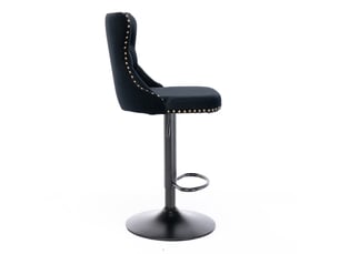 tabouret de bar assise réglable en hauteur  PANGIVO  - noir