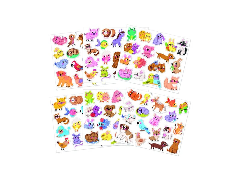 100 autocollants - les animaux de compagnie J09234 - Conforama B