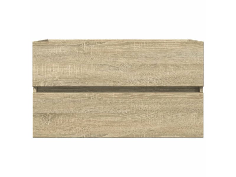  Ensemble de meubles de bain 2 pcs céramique et bois d'ingénierie shl3113  - Conforama E