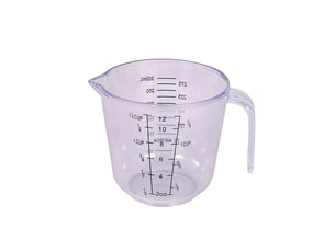 Tasse à mesurer de cuisine de 300 ml, parfaite pour les mesures de pâtisserie, un outil de cuisine essentiel (1 transparente)