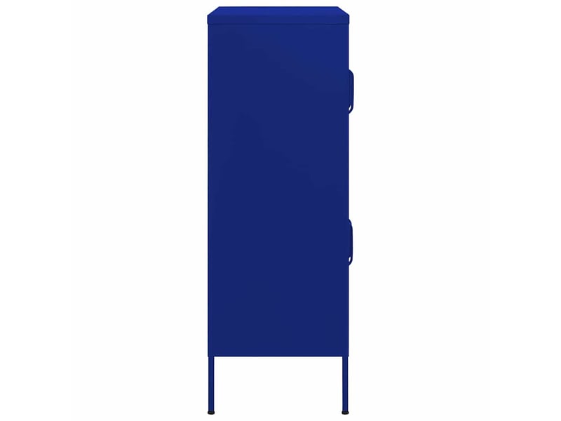  Armoire de rangement, rangement bureau bleu marine 80x35x101,5 cm acier shl3213  - Conforama D