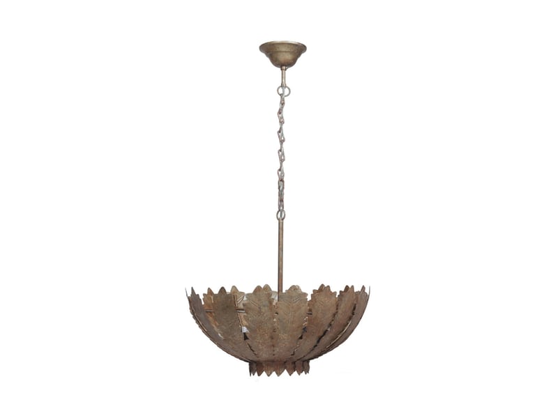  Lampe suspension en métal autumn leaves 77cm or  - Conforama A
