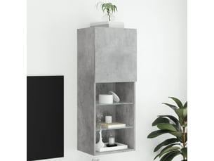 Meuble tv coloris gris 40.5 cm <strong></strong> <strong></strong>