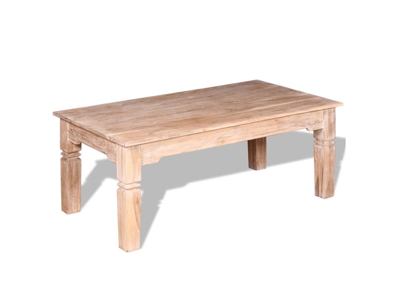  Table basse | table d'appoint salon bois d'acacia 110x60x45 cm  - Conforama C