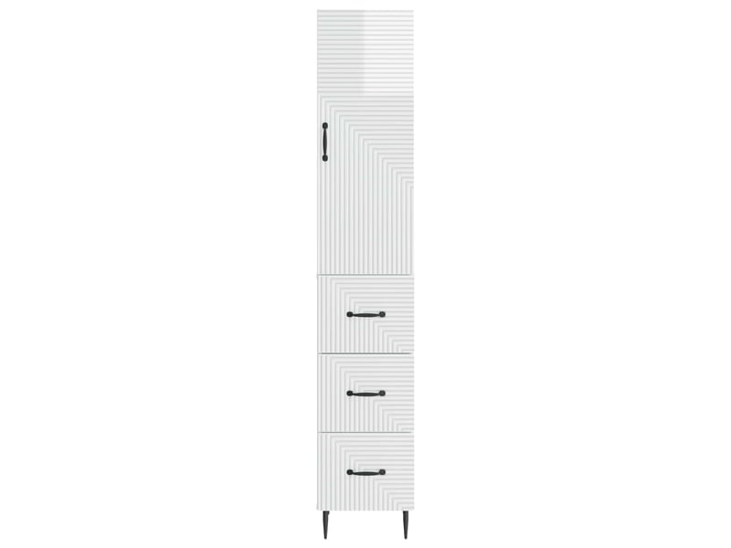 Ensemble de meubles 2 pcs, rangement de salon 33 x 34,5 x 90 cm bois d'ingénierie shl6582 - Conforama E