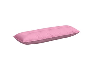 Coussin de dos, coussin de dossier rose 140 x 19 x 50 cm tissu cf54968
