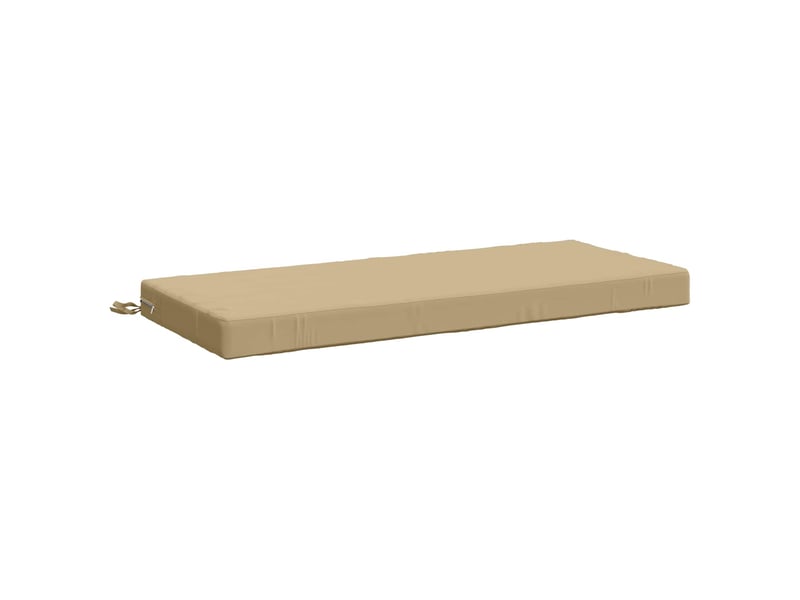Coussin de banc, coussin d'assise, coussin de canapé soest 100 % polyester beige 120 x 50 x 8 cm cf53002 - Conforama A