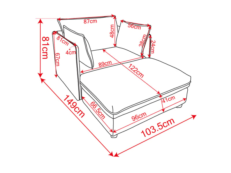  Fauteuil avec pouf 1 place modulaire avec coffre de rangement en velours altay vert 149 × 103,5 × 81 cm  - Conforama D