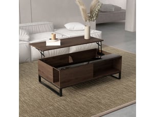 Table basse rectangulaire coloris bicolore <strong>HAUSS SPOLE</strong> <strong></strong> - 58 cmx102 cm