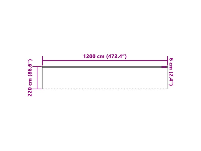  Rideau en dentelle, rideau ajouré, voilage blanc 220 x 1200 cm polyester cf43724  - Conforama E