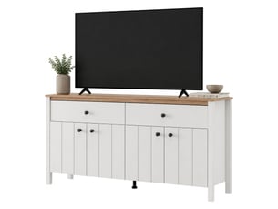 Buffet 4 porte(s)  2 tiroir(s) DMORA Belve - 163 cm coloris blanc 