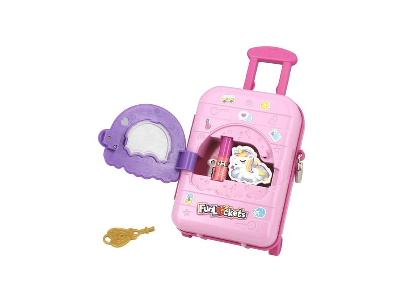  Studio manucure sur roulettes valisette secrète mini 5 clés 20 accessoires multicolore FUN8721017608745 - Conforama B